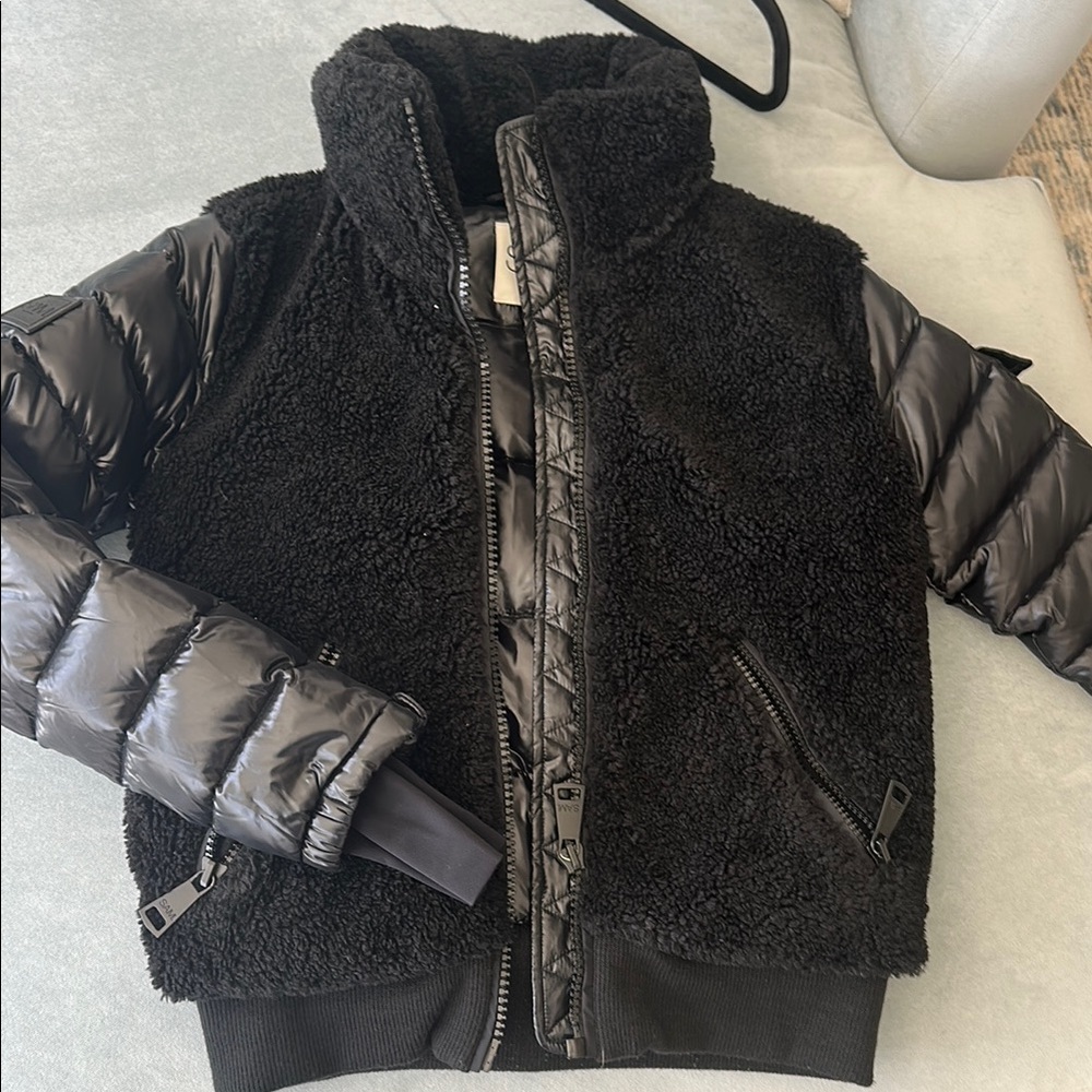 Black Puffer and Sherpa Jacket
